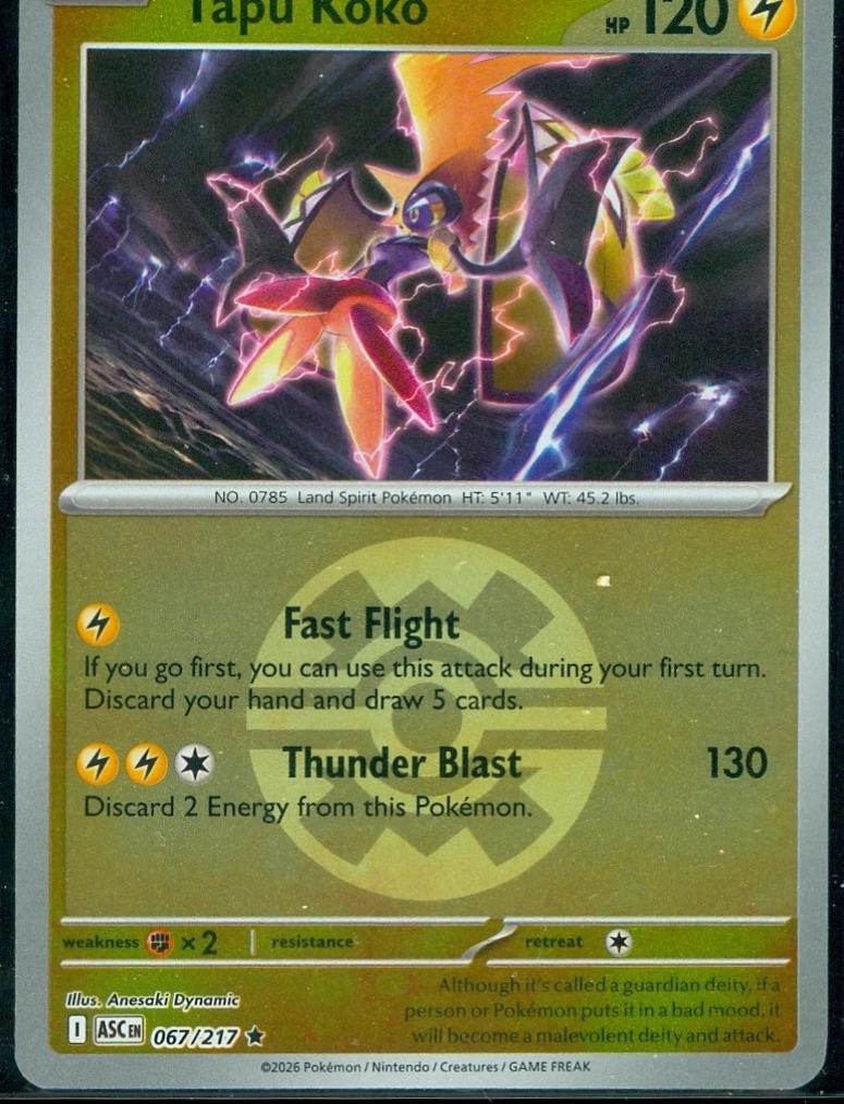 Ascended Heroes Tapu Koko [Ball] Pokémon card